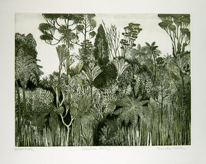 Waitakare Bush II (Dark green)