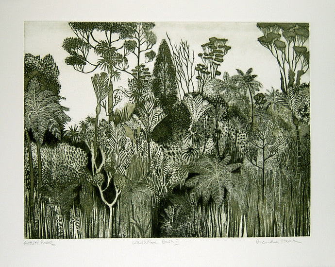 Waitakare Bush II (Dark green)
