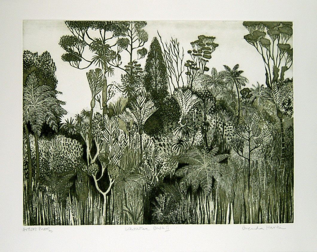Waitakare Bush II (Dark green)